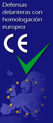 Defensas delanteras con homologación europea CE